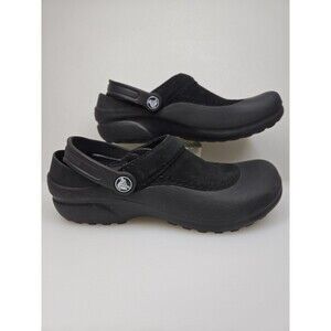 Crocs Troika Suede Tops Closed Heel Slip On Clogs Comfort Shoe Women's Size 7